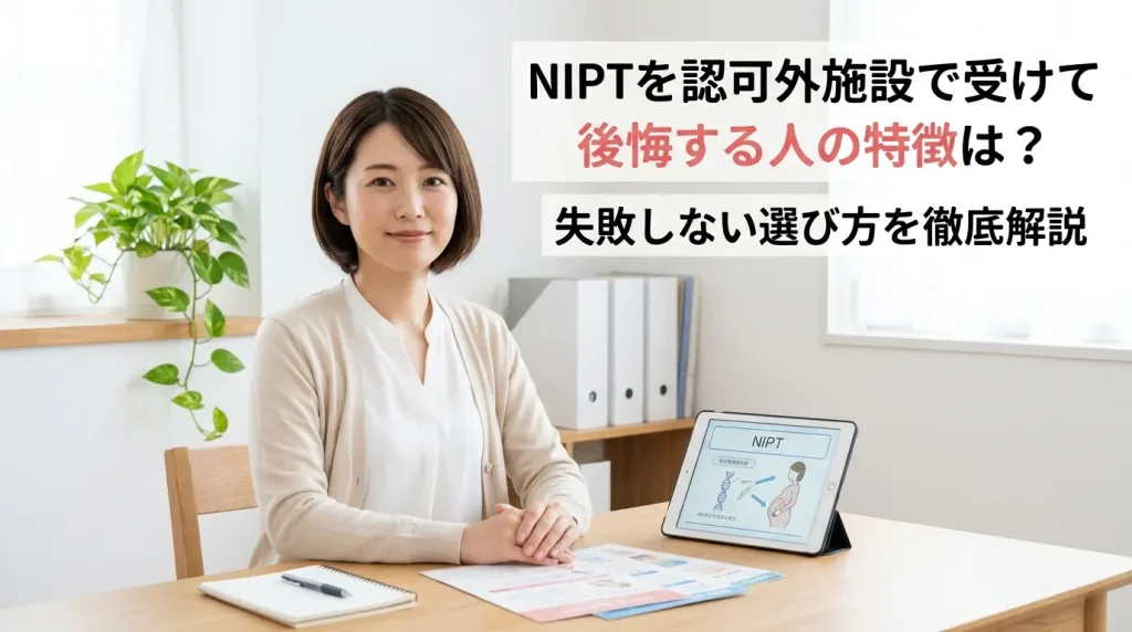 NIPTを認可外施設で受けて後悔する人の特徴は？失敗しない選び方を徹底解説